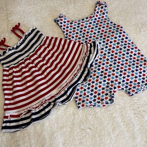 The Children’s Place. Girls Patriotic Bundle. 6-9 months. Dress/Romper. - Picture 1 of 4